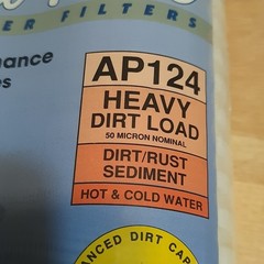 2 Pack AQUA-PURE AP124 Premium Heavy Duty High Dirt Load Filter Fits Many Models
