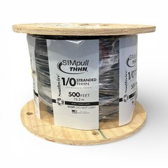 1/0 AWG Southwire THHN Stranded Copper Wire Black – $3.99 per foot