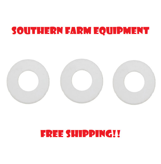 (3) YANMAR INJECTOR INSULATORS FIT: YM135, 155, 195,220,240, JOHN DEERE 850, 950