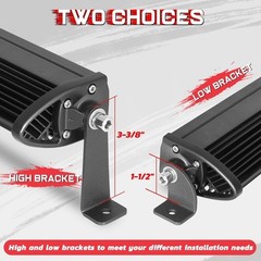 Mounting Bracket, 4PCS Universal Side Mounted Brackets Kit for Singl Size: 3MM
