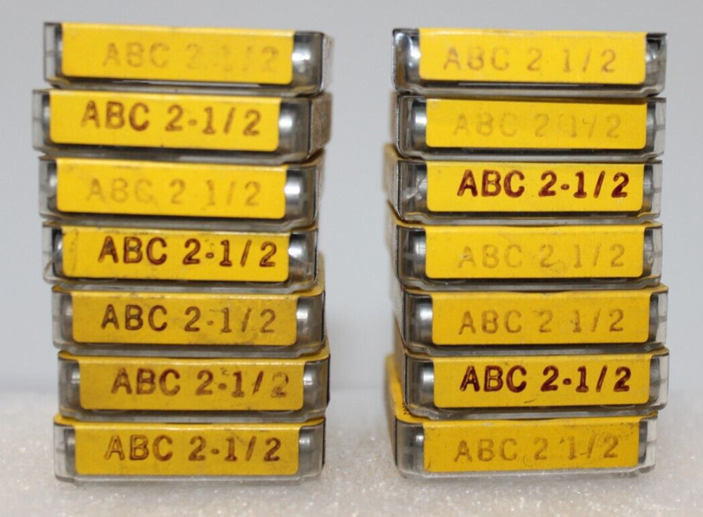 2 Boxes of 5 – Bussmann ABC2-1/2 250V 2-1/2 Amp Ceramic 1/4″ x 1-1/4″ Fast Act