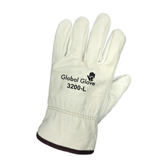 Premium Grade Cowhide Leather Work Gloves Sewn with Dupont Kevlar Fiber 1 Pair