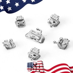 AZDENT Dental Ortho Self-Ligating Metal Bracket Braces MINI Roth 0.022 Hooks 345