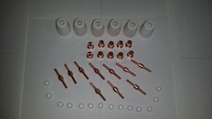 HITBOX 55A HBC5500 Plasma Cutter Consumables 40pcs Copper Extended