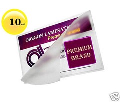 500/pack Hot 10 Mil 3 x 4 Laminating Pouches Hunting Fishing size 3×4 Clear
