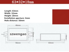 DC15-50V to DC12V 3A 36W waterproof power converter step-down module
