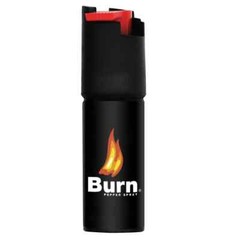 BURN Pepper Spray 0.5oz Keychain Security Case Molded Yellow 2 PACK