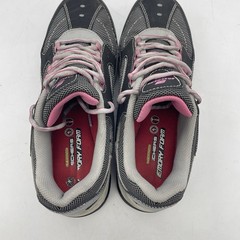 Skechers Work Steel Toe Women’s Size 11 Shoes Memory Foam Pink Black Gray