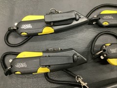 Lot of (6) Easy Cut 2000 Yellow Safety Box Cutter Knife