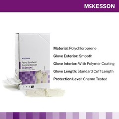 McKesson Polychloroprene Surgical Glove – 50 per Box