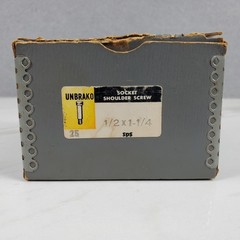 Unbrako 1/2 inch X 1 1/4 inch Socket Head Shoulder Screw 06400 [Lot of 23] NOS