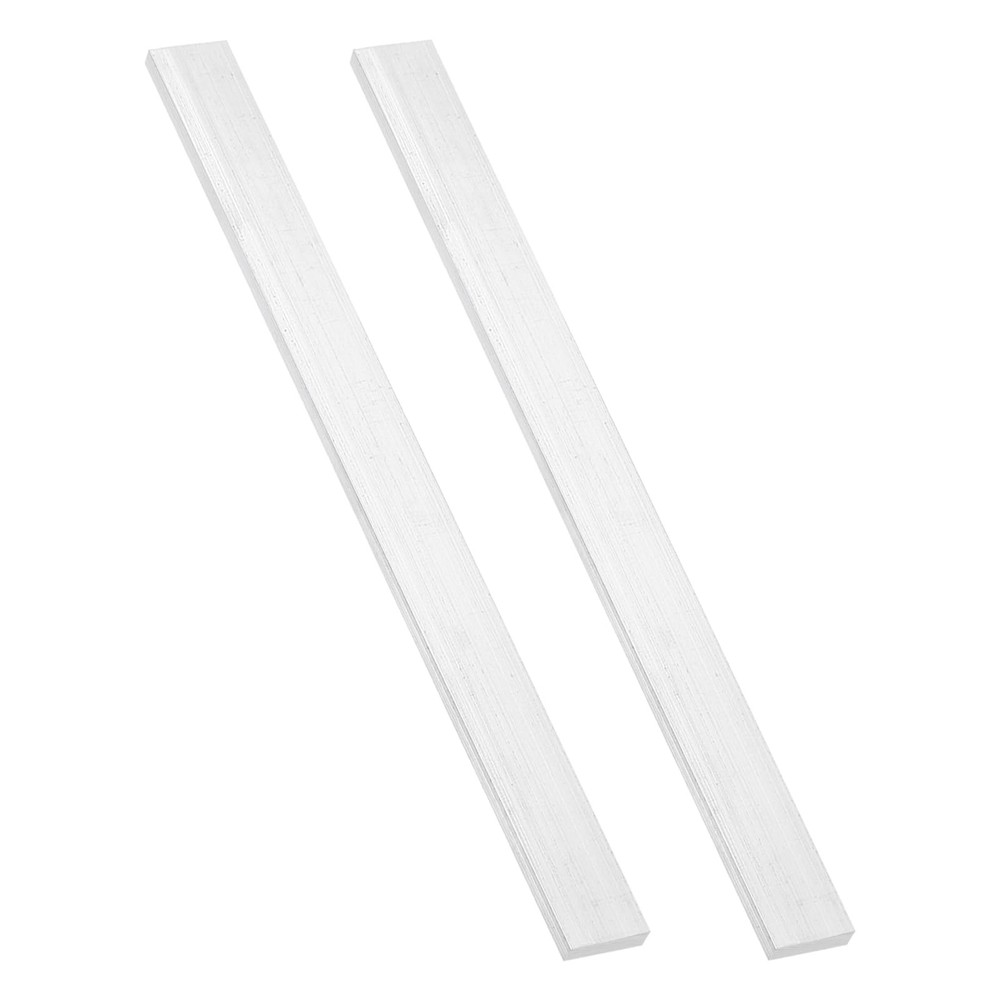 2 Pack 6061 Aluminum Flat Bars 5/32 x 1-3/16 x 13 Inch
