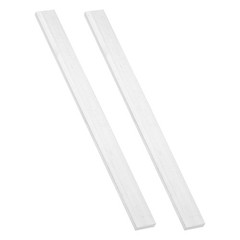 2 Pack 6061 Aluminum Flat Bars 5/32 x 1-3/16 x 13 Inch