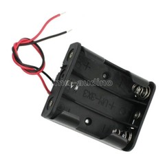 5pcs Plastic Battery Storage Case Box Holder For 3X AA 3xAA 4.5V Wire Lead-