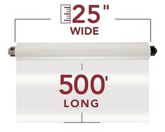 GBC Thermal Laminating Film Rolls Ultima 65 EZLoad Nap I 1.5 mil 27″x 500 2-Pack