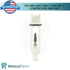 1x Dental Multi Unit M1.7 Compressive Monoblock Fixture Titanium Sterile SLA