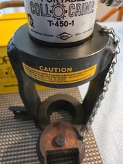 CLEAN Weatherhead T-450-1 Coll O Crimp Machine with Case