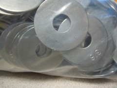 3/8″ x 1-1/4″ 316 Stainless Steel Fender Washer – Made in USA Lot of 25