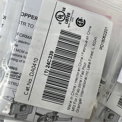 Lot of 30 Huya Grey Die 29 DA0410 Cable Size 8 STR TO 500 MCM Copper Lugs