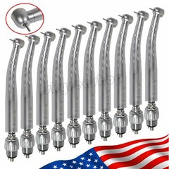 YABANGBANG Dental High Speed Handpiece with 4 Holes Quick Coupler 360° Swivel