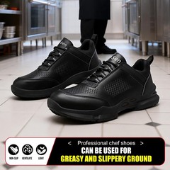 NON SLIP Chef Shoes Men Waterproof Work Sneakers Oil Resistant Kitchen Safety
