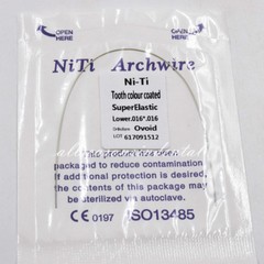 10x Dental Ortho Tooth Color Rectangular Super Elastic NITI Arch Wir 16*16 Upper