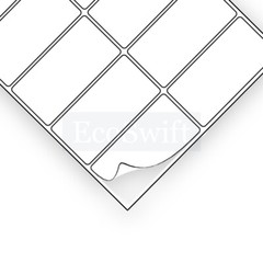 (50) 4 x 2 EcoSwift Laser/Ink Address Shipping Self-Adhesive Labels 10 per sheet