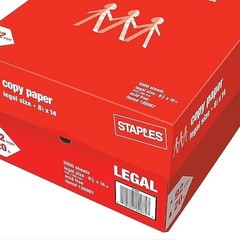 High-Quality 8.5″x14″ Copy Paper, 20lb, 92 Bright, 500 Sheets/Ream, 10 Reams