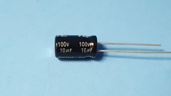 (500PCS) CAPACITOR , 106CKH100M, Illinois Capacitor, 10 UF/MF, 100V, 20%, RADIAL