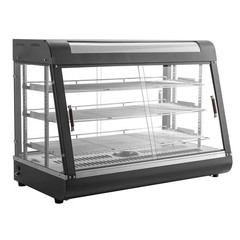 3-Tier 35″ Commercial Food Warmer Display Countertop Pizza Cabinet 1500W ROVSUN