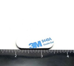 1 1/2″ x 1/2″ Oval Rubber Feet 1/8″ Thick 3M Adhesive Stick on Pads Electronics