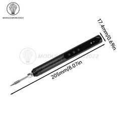 Digital USB Smart Temperature Adjustable Soldering Iron 800mAh battery Portable