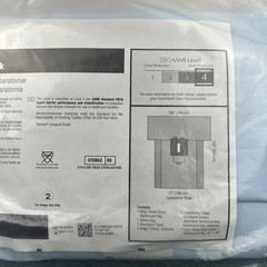 Cardinal Health Converters Laparotomy Pack Cat 29138 AAMI Level 4 Sterile