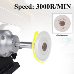 High Speed Dental Lab Polishing Lathe 3000RPM Desktop Polishing Unit Machine USA