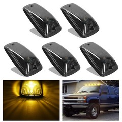Smoked Amber LED Cab Marker Lights for 1988-2002 Chevrolet Pickup Trucks