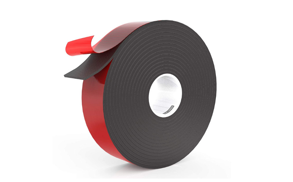 Foam Tape Double Sided Adhesive 1 Inch Gap Filling Car Weatherproof Stick 50 Ft