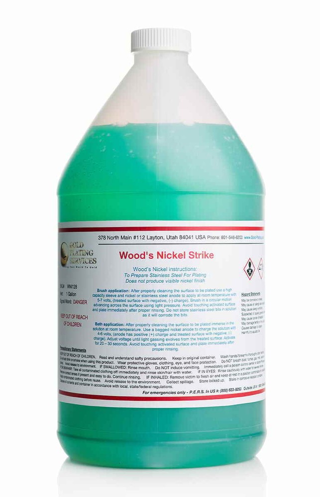 Woods Nickel Strike – 1 Gallon – Electro Plating Supplies