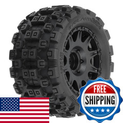 Pro-Line Racing Badlands Mx 1.85 All-Terrain Truck Tires 4 Mounted On Raid