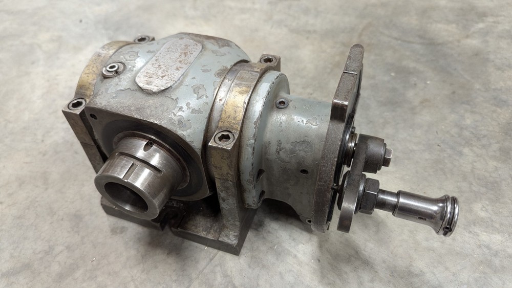 Hardinge dividing head 5C bore 4 deg taper nose 1 index plate *READ DESCRIPTION*