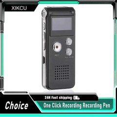 Portable Digital Voice Recorder MP3 WAV Playback USB Rechargeable Recorder