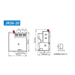 Thermal Overload Relay 0.32-160 Amp Overload Protection 3 Phase Motor Protector