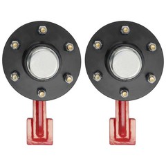 2 Pack Shipping Container Wheel 6×5.5 Lug Kit Heavy Duty Shipping Container Axle