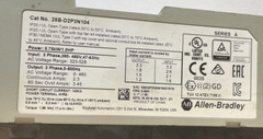 ALLEN BRADLEY 25B-D2P3N104 POWERFLEX 525 FRN:5.001 480V 1HP 2.3A SER.A