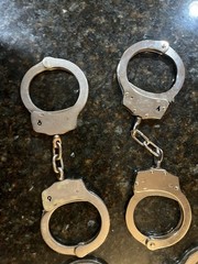 Smith & Wesson Hand & Ankle Cuffs Lot Of 7 Read
