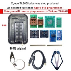 T48 Programmer 8 Adapters for with XGecu T48 USB EPROM Flash BIOS Chip Socket…