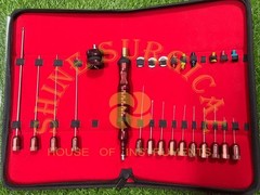 Tulip Type Super Luer lock Cannula Set Facial Fat Grafting Kit