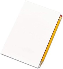 Scratch Pads, Unruled, 5 X 8, White, 100 Sheets, 12/Pack