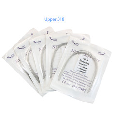 Dental Orthodontic Heat Thermal Activated NITI Arch Wires Natural Round Wire