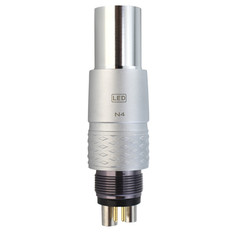 COXO Dental Handpiece Self Power 4 Hole 6 Pin LED Coupler NSK Phatelus Style