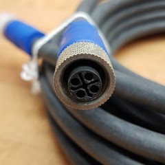 Belden Lumberg RSTS 4S-RKTS 4S-700/10M Cable, 10M, M12 Power Double-Ended, 4 Pin